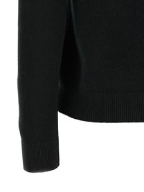 Vince Black Cashmere Crew Neck Sweater Black, view 4