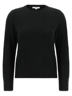 Vince Black Cashmere Crew Neck Sweater Black