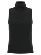Vince Black Jersey Turtleneck Sweater Black