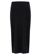 Vince Black Waist Draped Skirt Black, view 2
