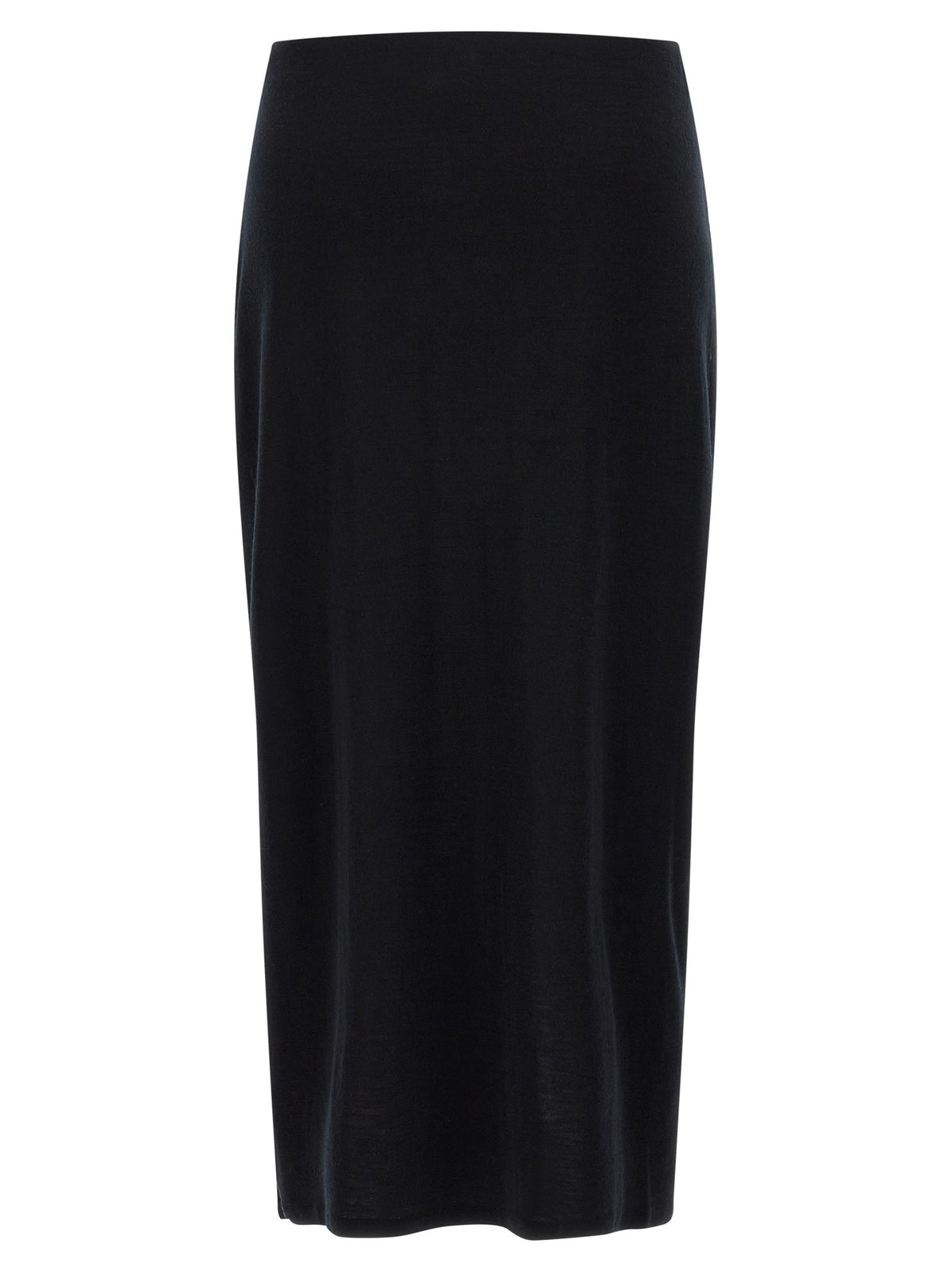 Vince Black Waist Draped Skirt Black, view 2