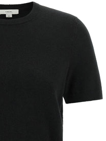 Vince Black Wool and Cashmere Sweater Black, view 3