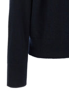 Vince Blue Cashmere Neck Sweater Blue, view 4