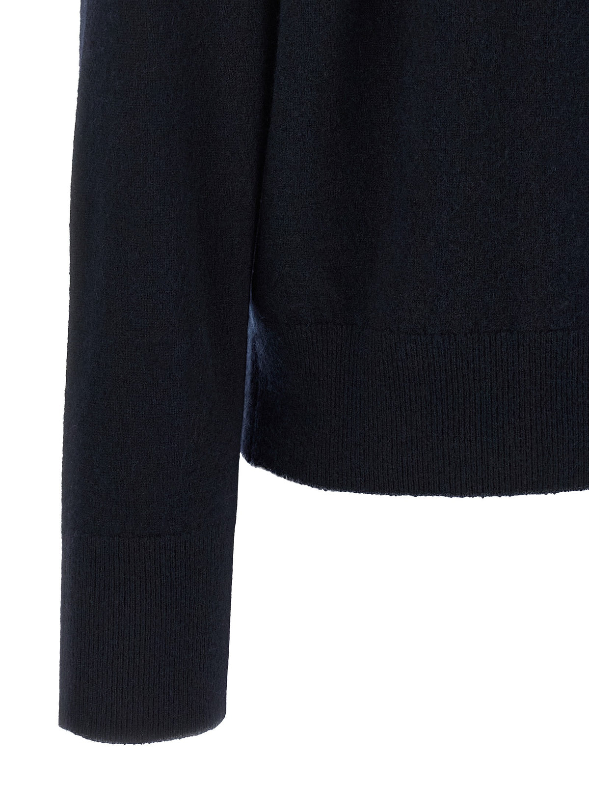 Vince Blue Cashmere Neck Sweater Blue, view 4