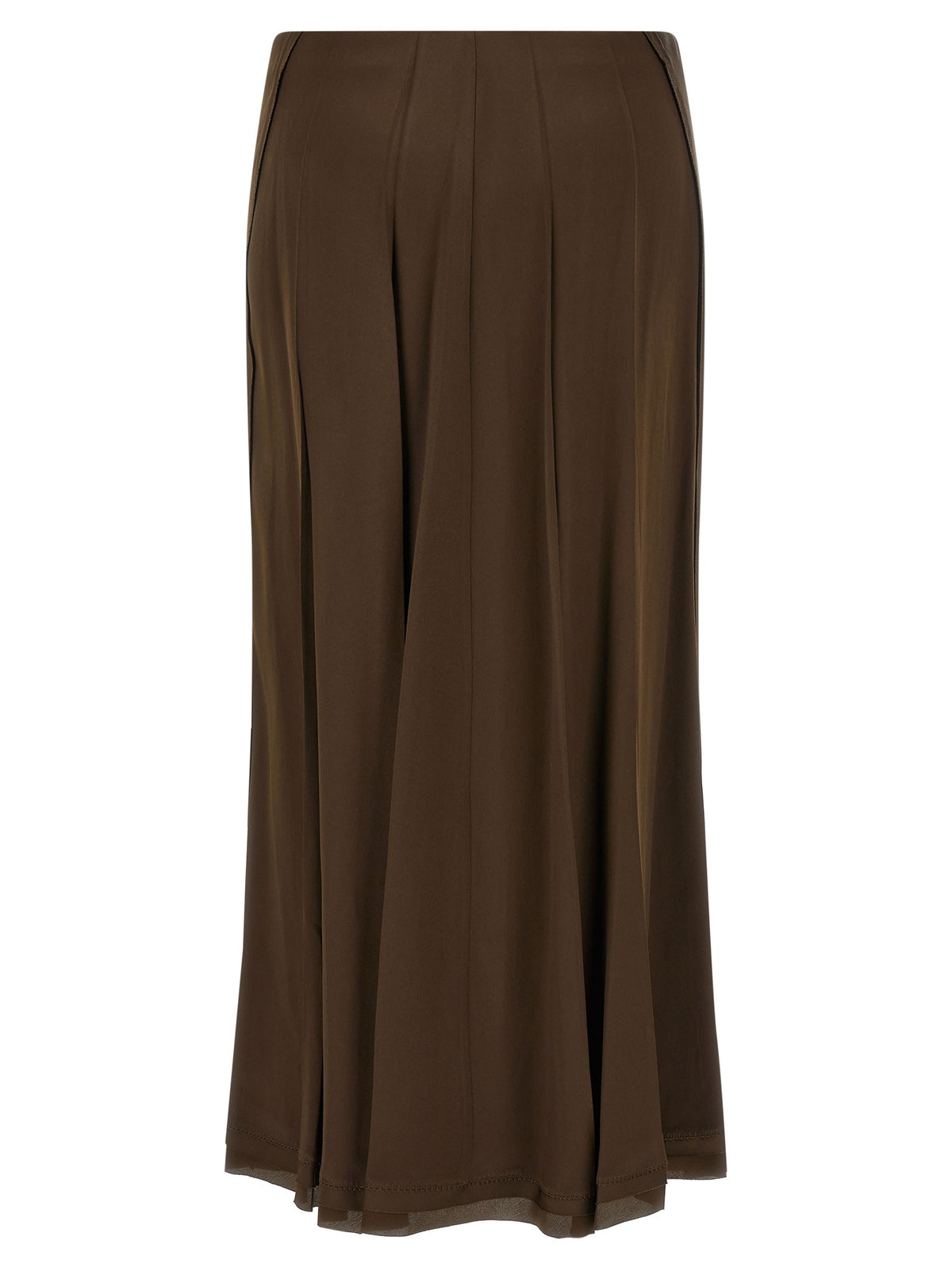 Vince Brown Bias Skirt Brown, view 2