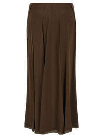 Vince Brown Bias Skirt Brown, view 2