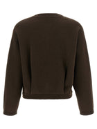 Vince Brown Flap Pockets Cardigan Brown, view 2