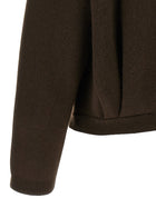 Vince Brown Flap Pockets Cardigan Brown, view 4