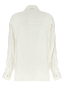 Vince Double White Collar Shirt White, view 2