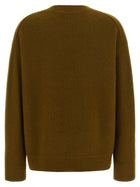Vince Green Round Neck Cashmere Sweater Green, view 2