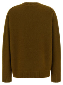 Vince Green Round Neck Cashmere Sweater Green, view 2