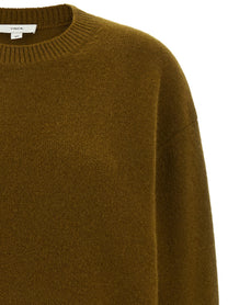 Vince Green Round Neck Cashmere Sweater Green, view 3