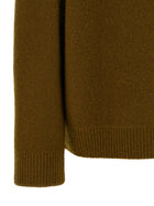 Vince Green Round Neck Cashmere Sweater Green, view 4