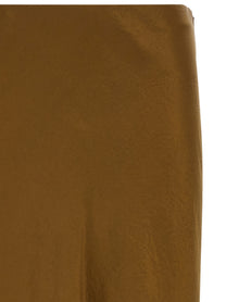 Vince Green Satin Pencil Skirt Green, view 3