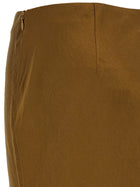 Vince Green Satin Pencil Skirt Green, view 4