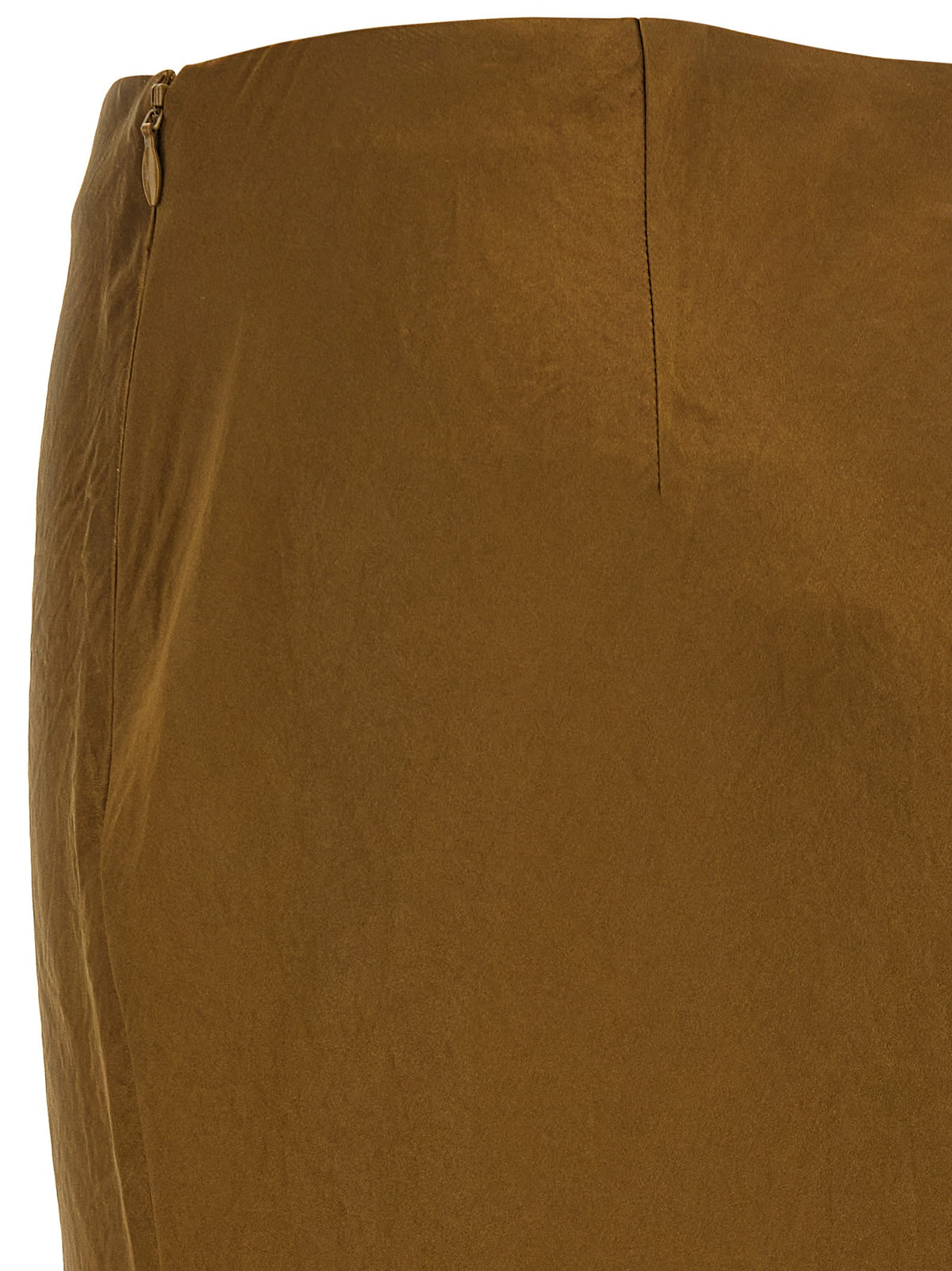 Vince Green Satin Pencil Skirt Green, view 4