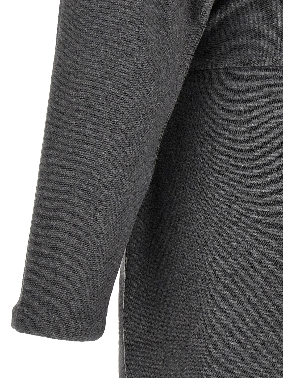 Vince Grey Cozy Dress Grey, view 4