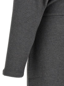 Vince Grey Cozy Dress Grey, view 4