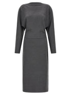 Vince Grey Cozy Dress Grey
