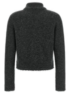 Vince Grey Donegal Finish Cardigan Grey, view 2