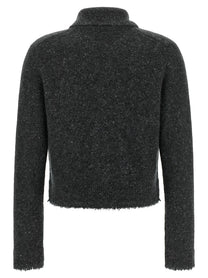 Vince Grey Donegal Finish Cardigan Grey, view 2