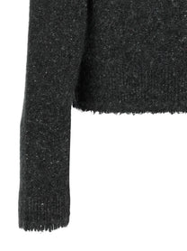 Vince Grey Donegal Finish Cardigan Grey, view 4