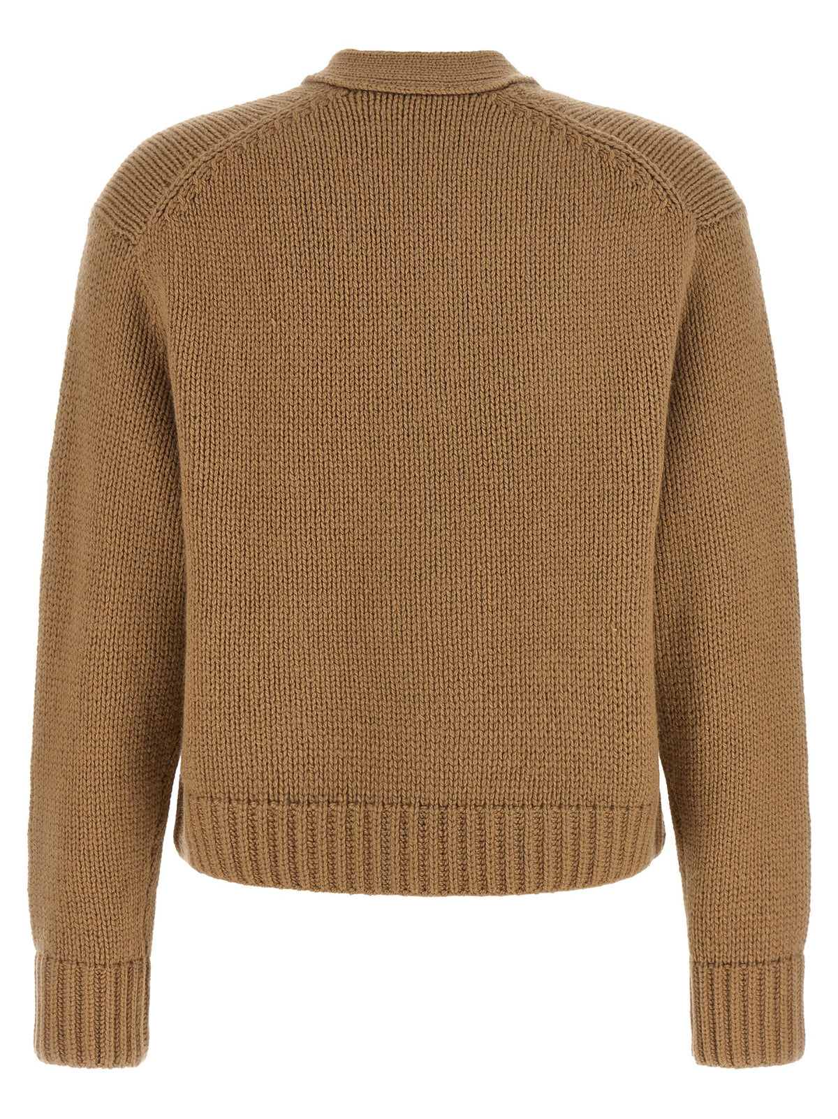 Vince Neck Cashmere Cardigan Beige, view 2