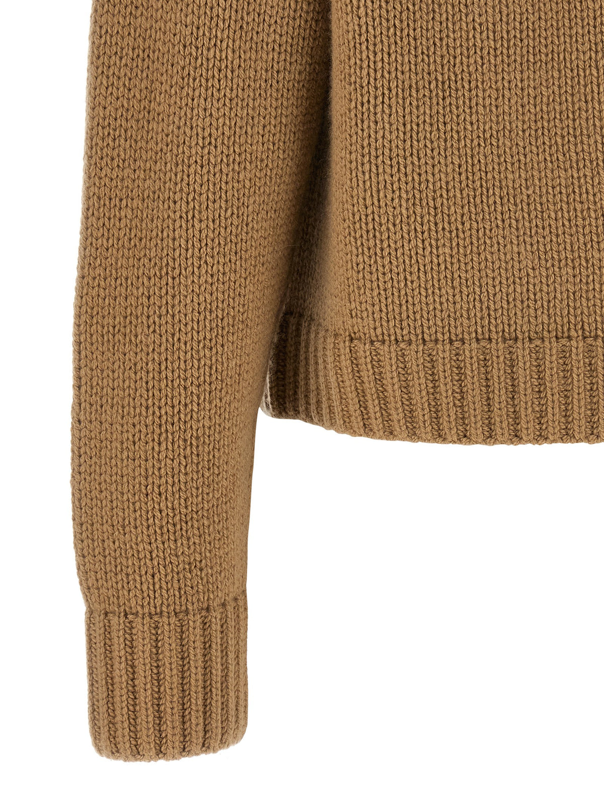 Vince Neck Cashmere Cardigan Beige, view 4