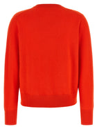 Vince Red Cashmere Neck Sweater Red, view 2