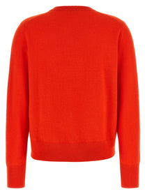 Vince Red Cashmere Neck Sweater Red, view 2