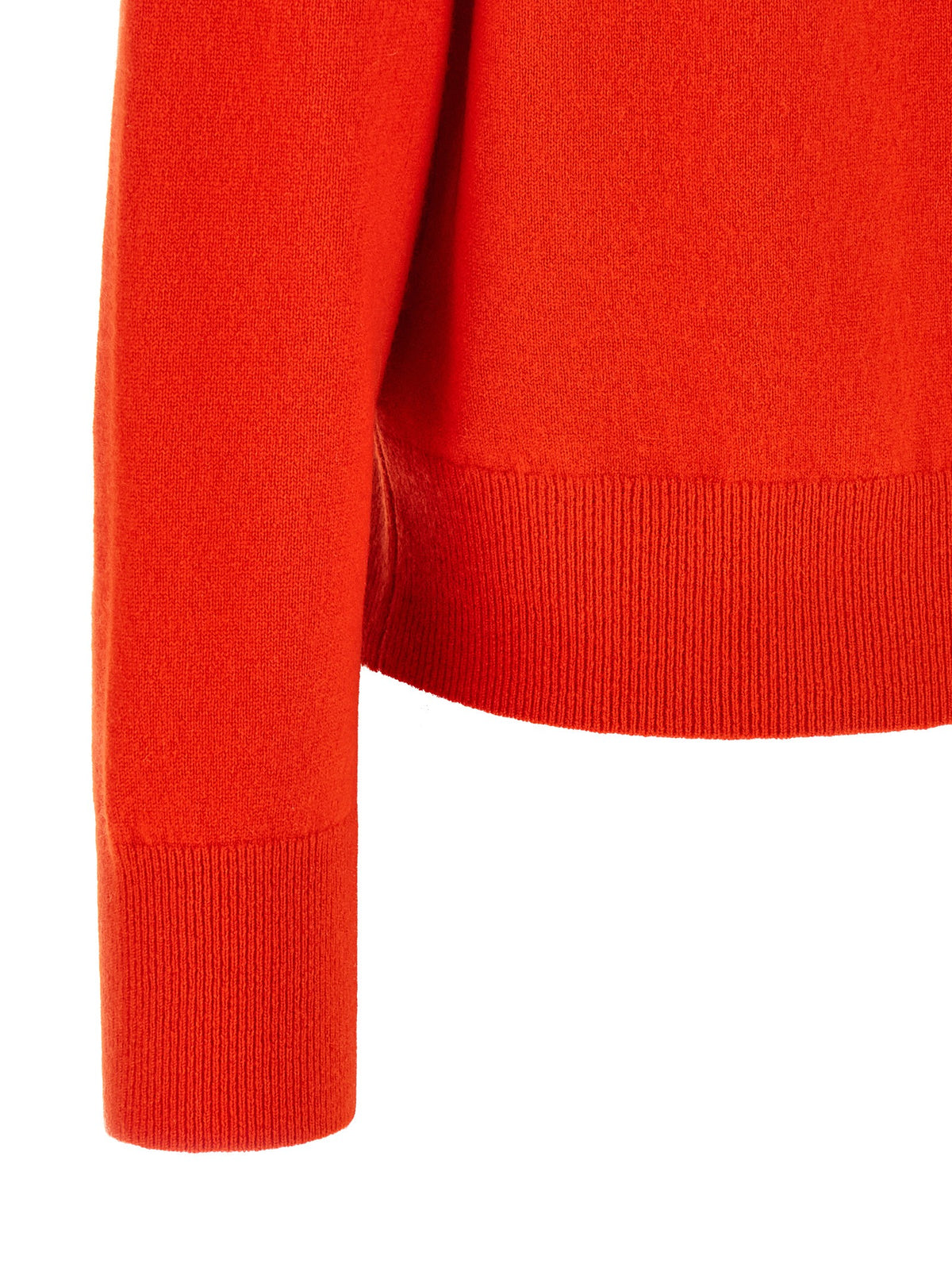 Vince Red Cashmere Neck Sweater Red, view 4