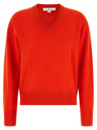 Vince Red Cashmere Neck Sweater Red