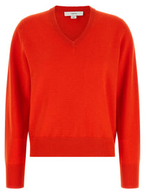 Vince Red Cashmere Neck Sweater Red