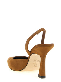 Stuart Weitzman Vinnie Dorsay Slingback Brown