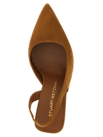 Stuart Weitzman Vinnie Dorsay Slingback Brown