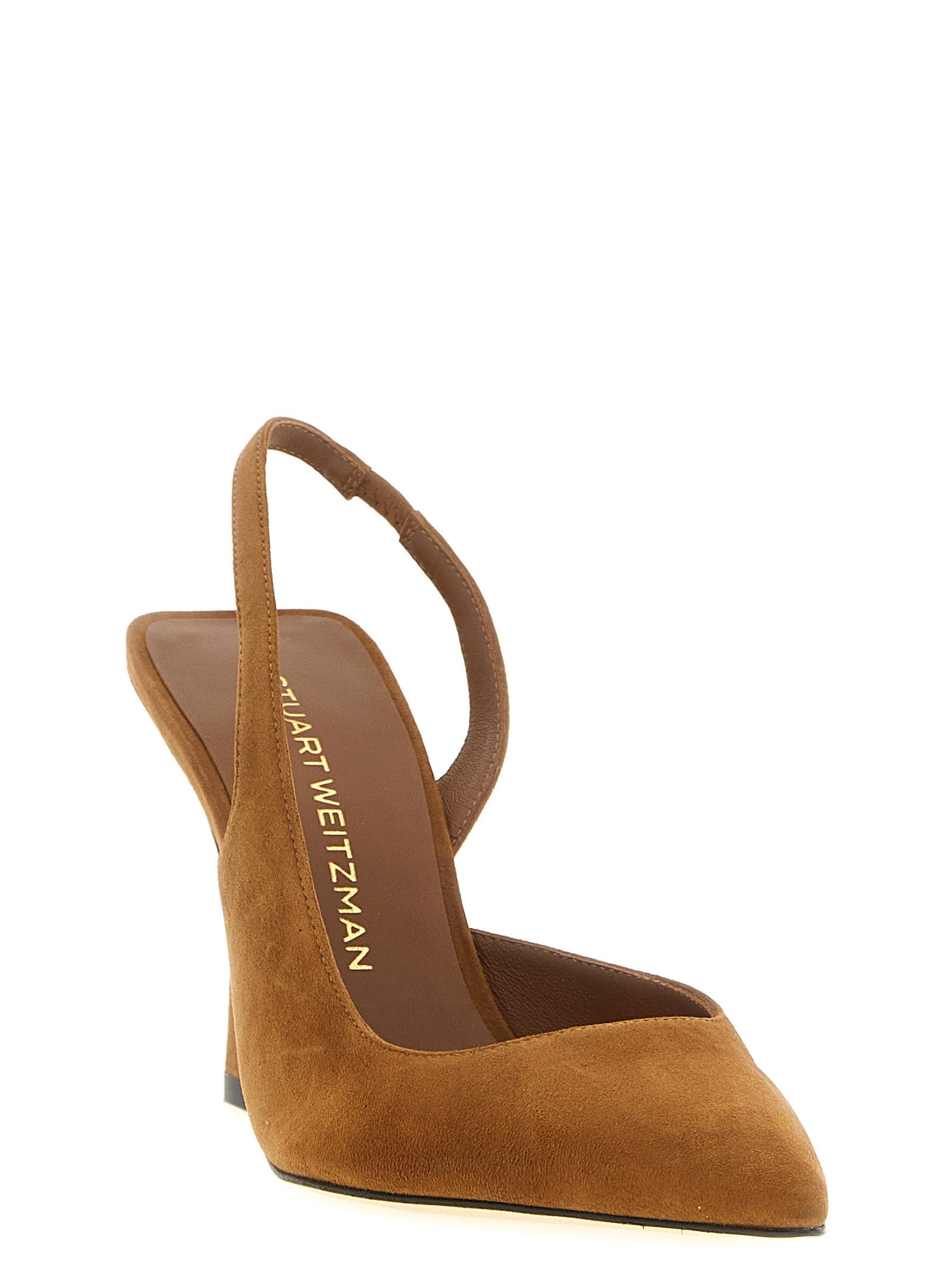 Stuart Weitzman Vinnie Dorsay Slingback Brown