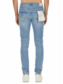 Purple Brand Men's Vintage Abrasions Jeans Blue