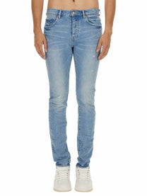 Purple Brand Men's Vintage Abrasions Jeans Blue