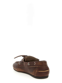 Miu Miu Vintage Boat Shoe Brown