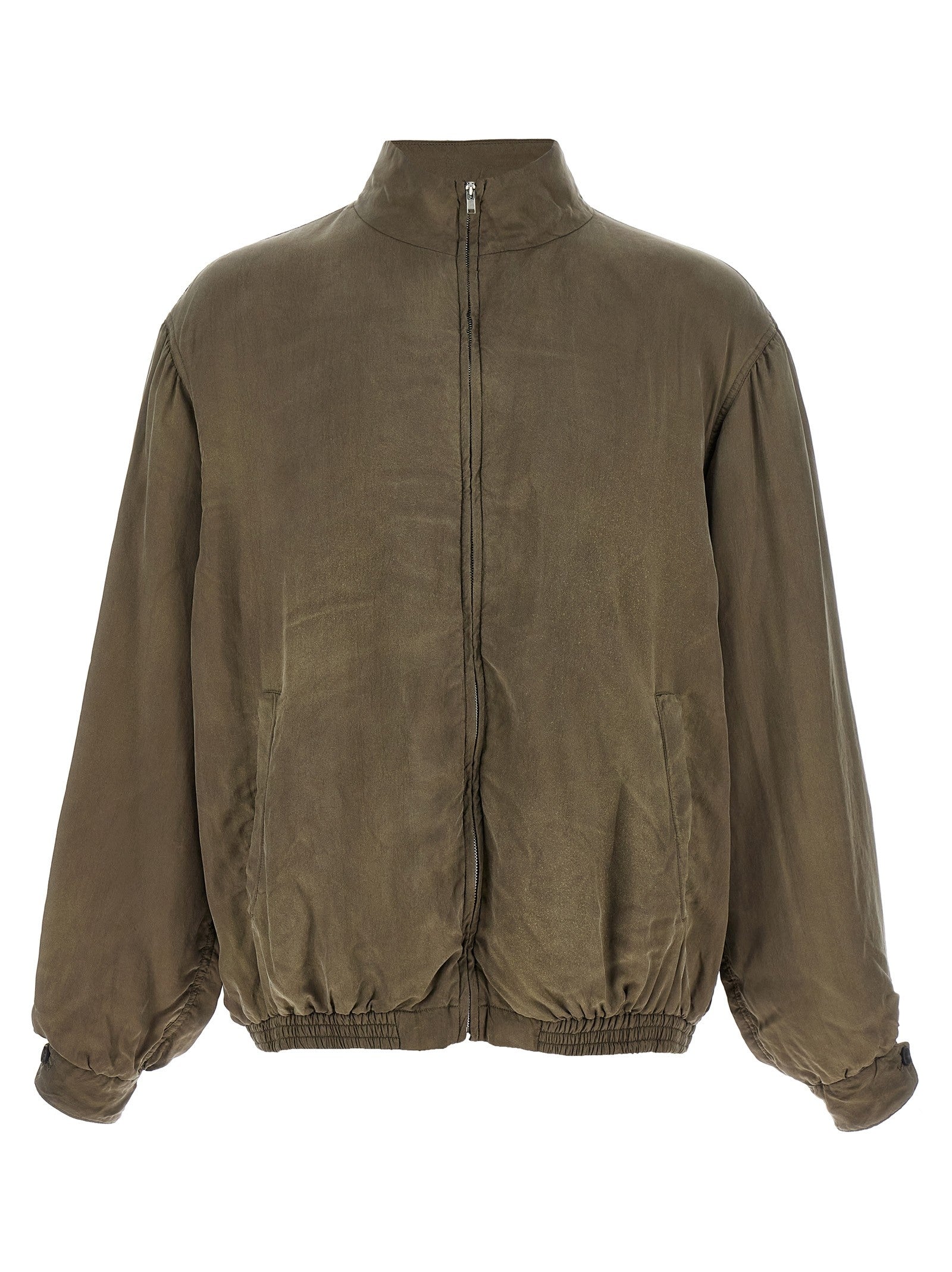 Ssstein Vintage Bomber Jacket Brown