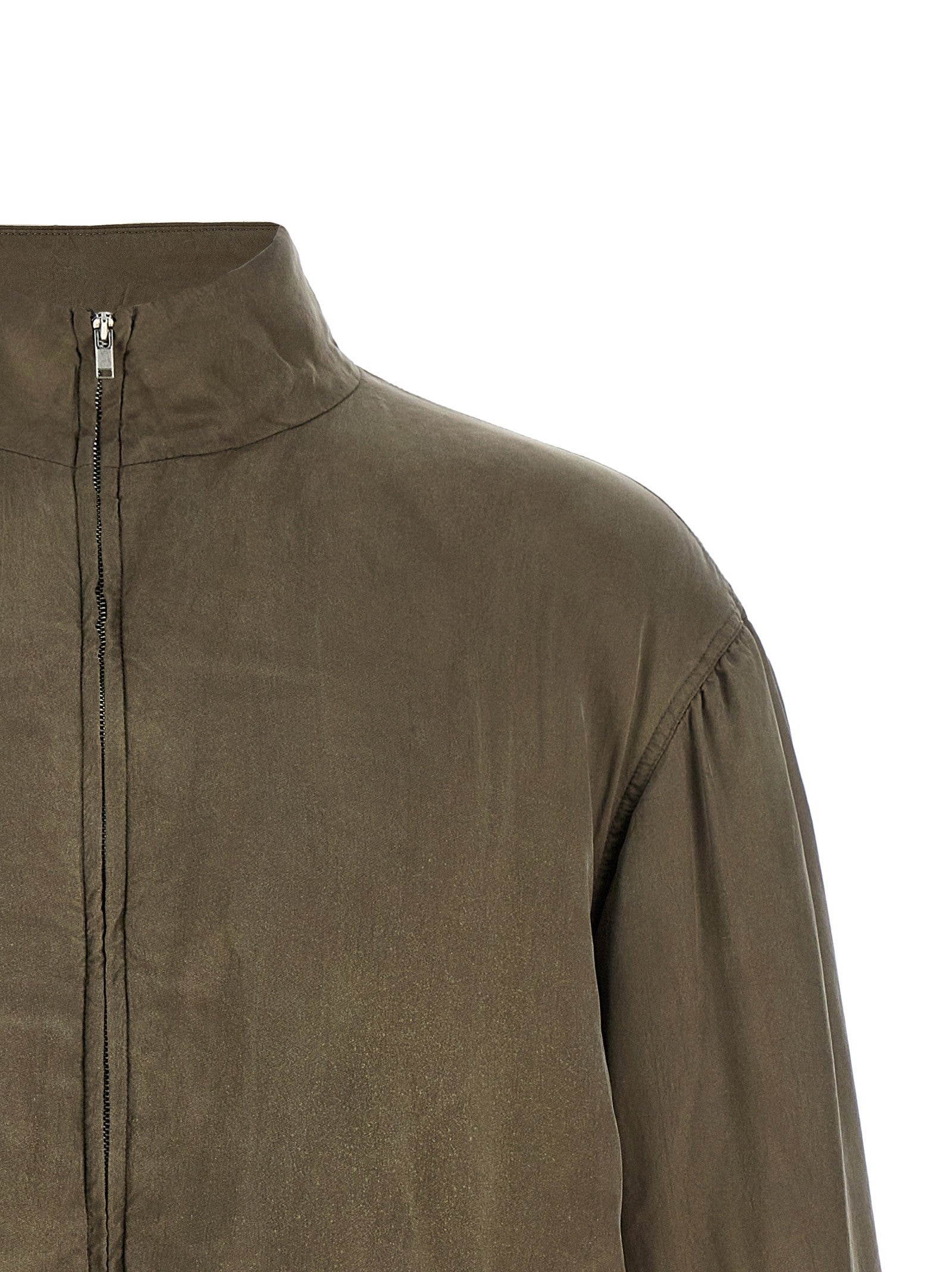 Ssstein Vintage Bomber Jacket Brown