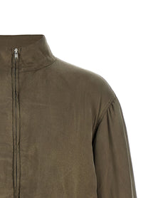 Ssstein Vintage Bomber Jacket Brown