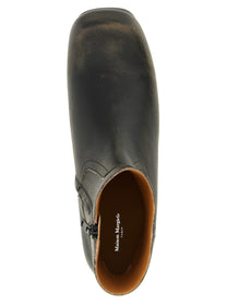 Maison Margiela Vintage Leather Ankle Boots Black