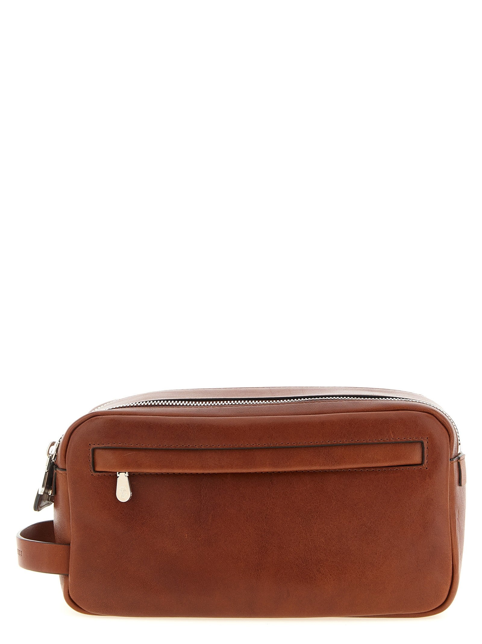 Brunello Cucinelli Vintage Leather Beauty Brown