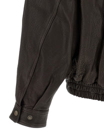 DUNST Vintage Leather Jacket Brown