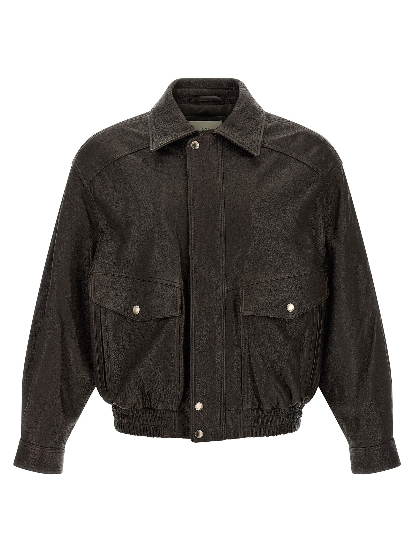DUNST Vintage Leather Jacket Brown