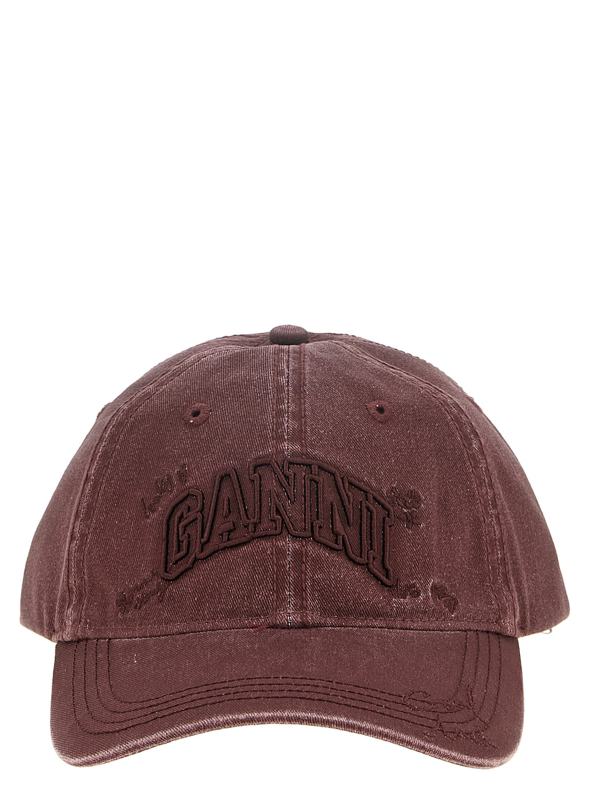 Ganni Vintage Hat Red