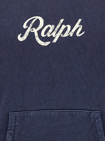 Polo Ralph Lauren Vintage Print Hoodie Blue