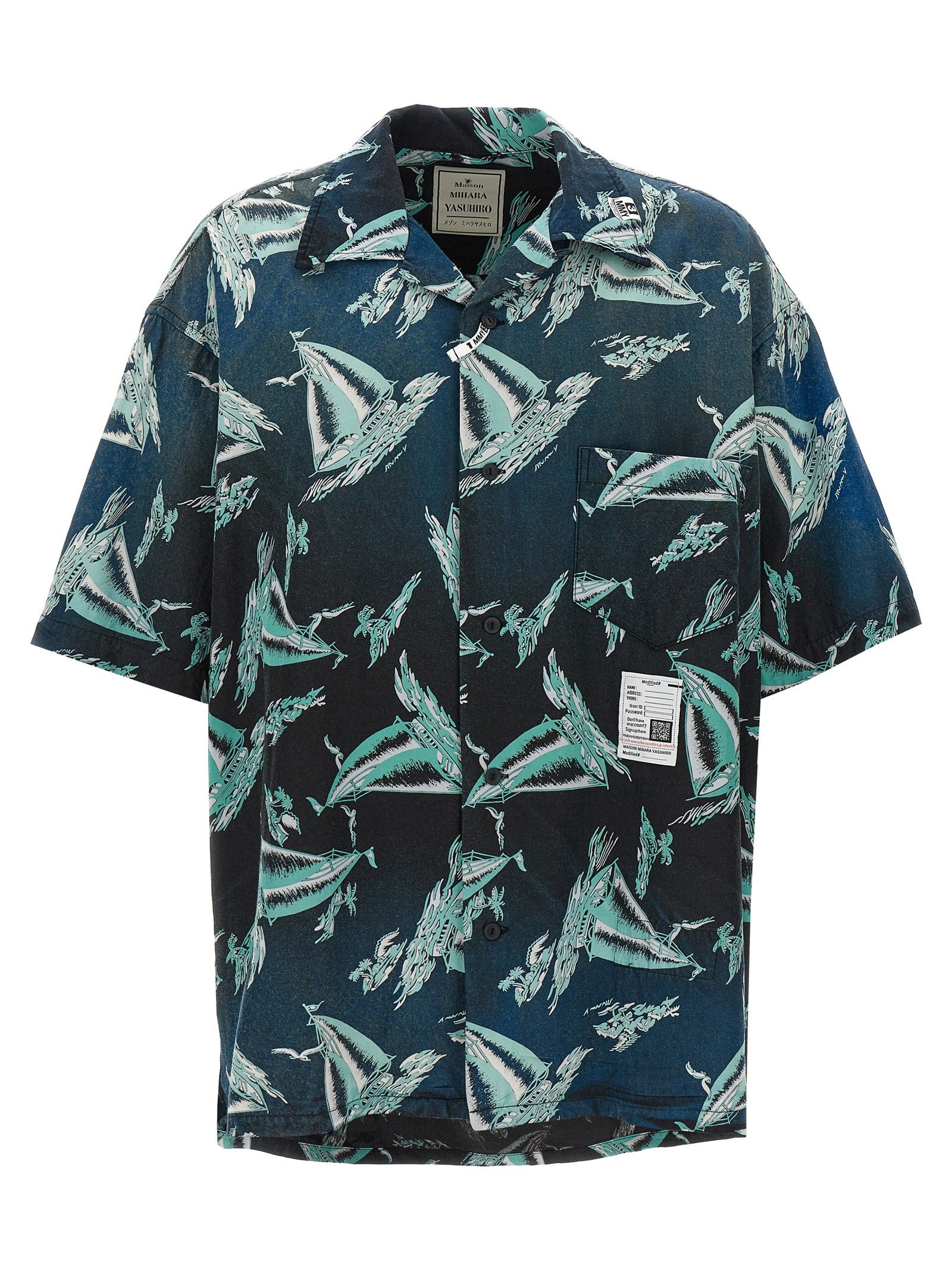Maison Mihara Yasuhiro Vintage Shirt Blue