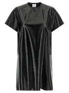 courrèges Vinyl Dress Black
